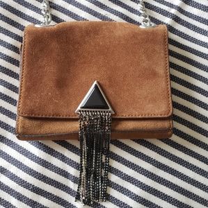 Zara suede crossbody bag